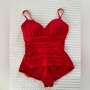 Miraclesuit RIALTO | Size 16 | Cherry Red One-Piece Swimsuit